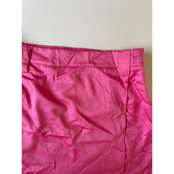 NWT Revolve MORE TO COME Martina Wrap Mini Skirt Hot Pink XL Barbie - Picture 4 of 10
